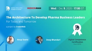 Architecture To Develop Pharma Business Leaders  For Today and Tomorrow  