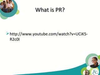 IT’S ALL IN THE NUMBERS

                 What is PR?
:




     http://www.youtube.com/watch?v=UCiK5-
      R2c0I
 