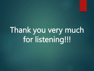 Thank you very much
for listening!!!
 
