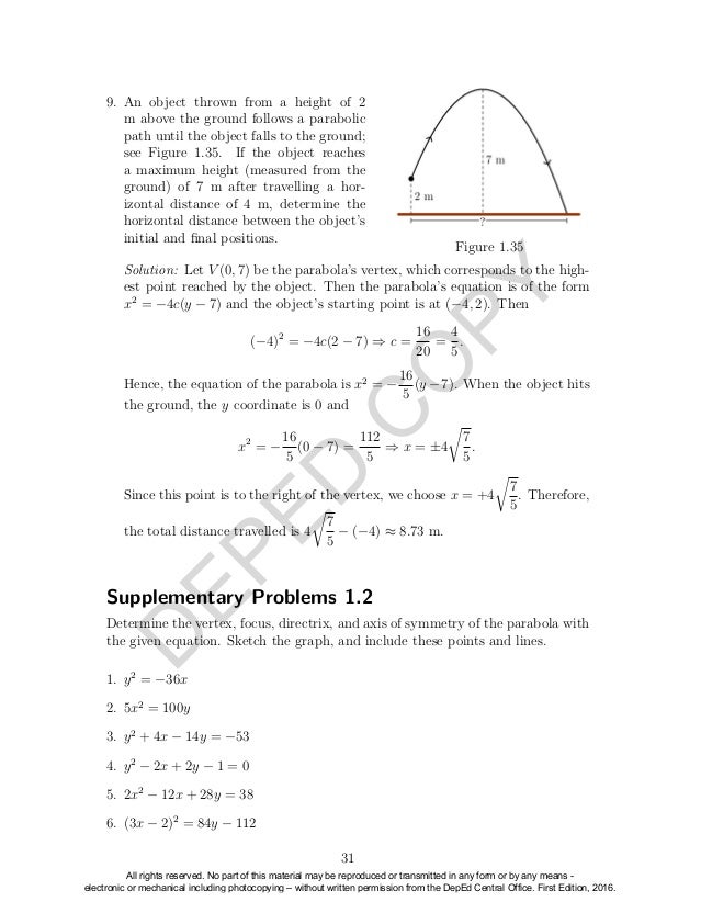 Pre calculus Grade 11 Learner's Module Senior High School