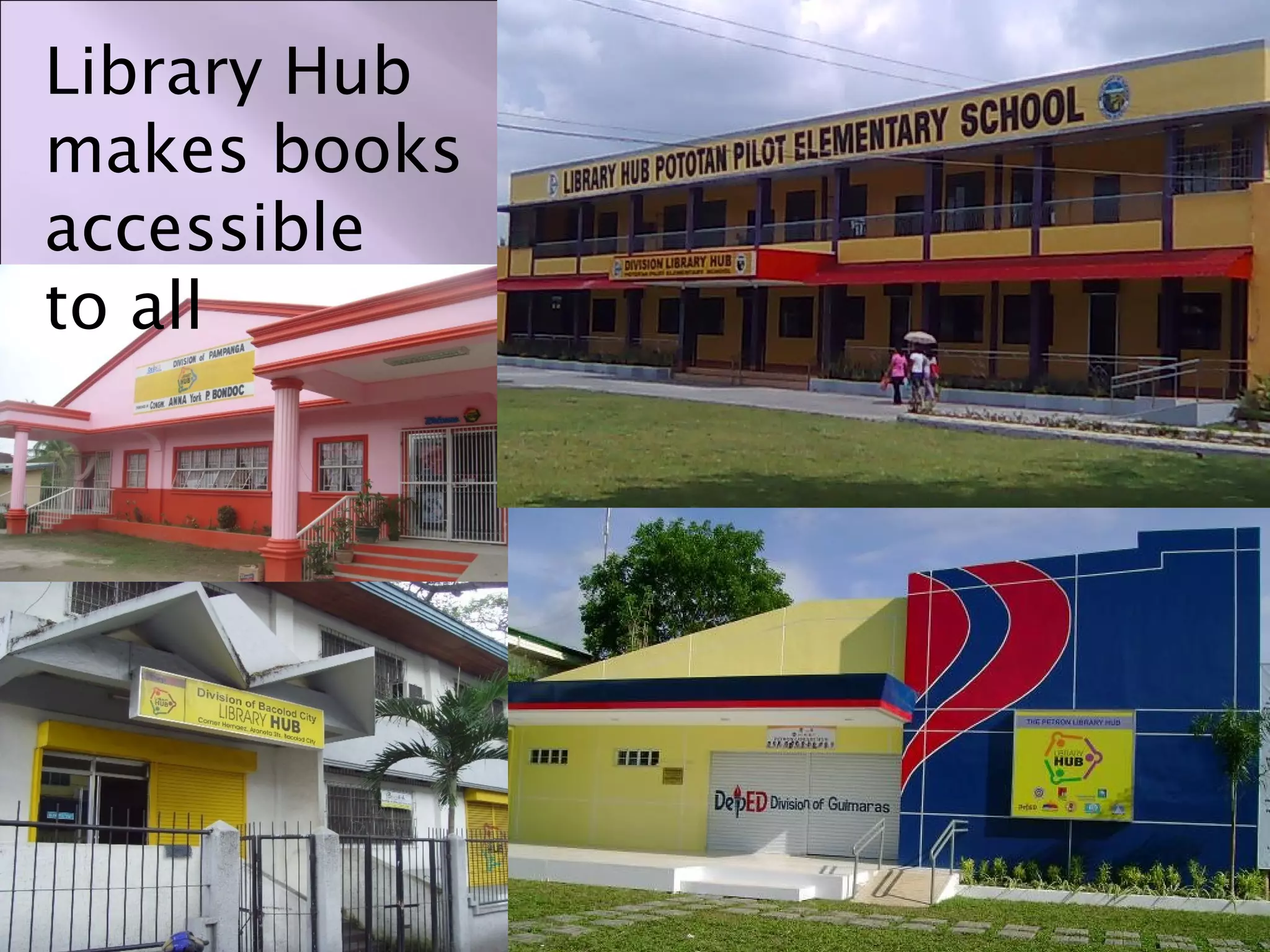 Library Hub
makes books
accessible
to all
 