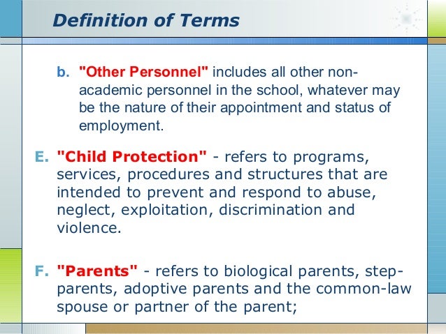 an explanation of child protection an explanation of child protection