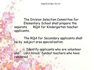 DepEd Order No.14