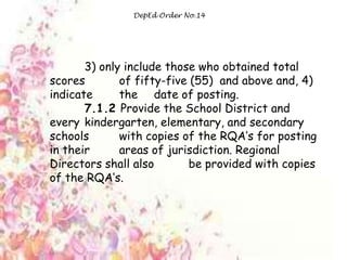 DepEd Order No.14