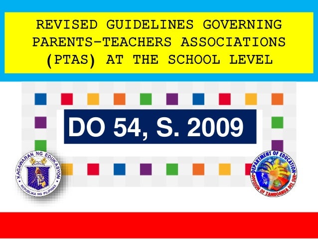 DO 54 S 2009 Revised Guidelines Governing Parents
