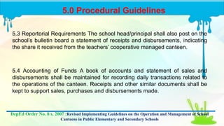 Dep ed order no. 8 s. 2007