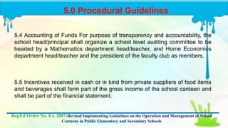 Dep ed order no. 8 s. 2007