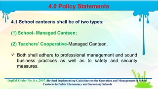 Dep ed order no. 8 s. 2007