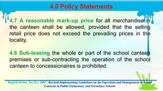 Dep ed order no. 8 s. 2007