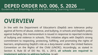 Zero Tolerance Rules.pdf deped order no. 006, s. 2026 Levels of Discipline.pptx