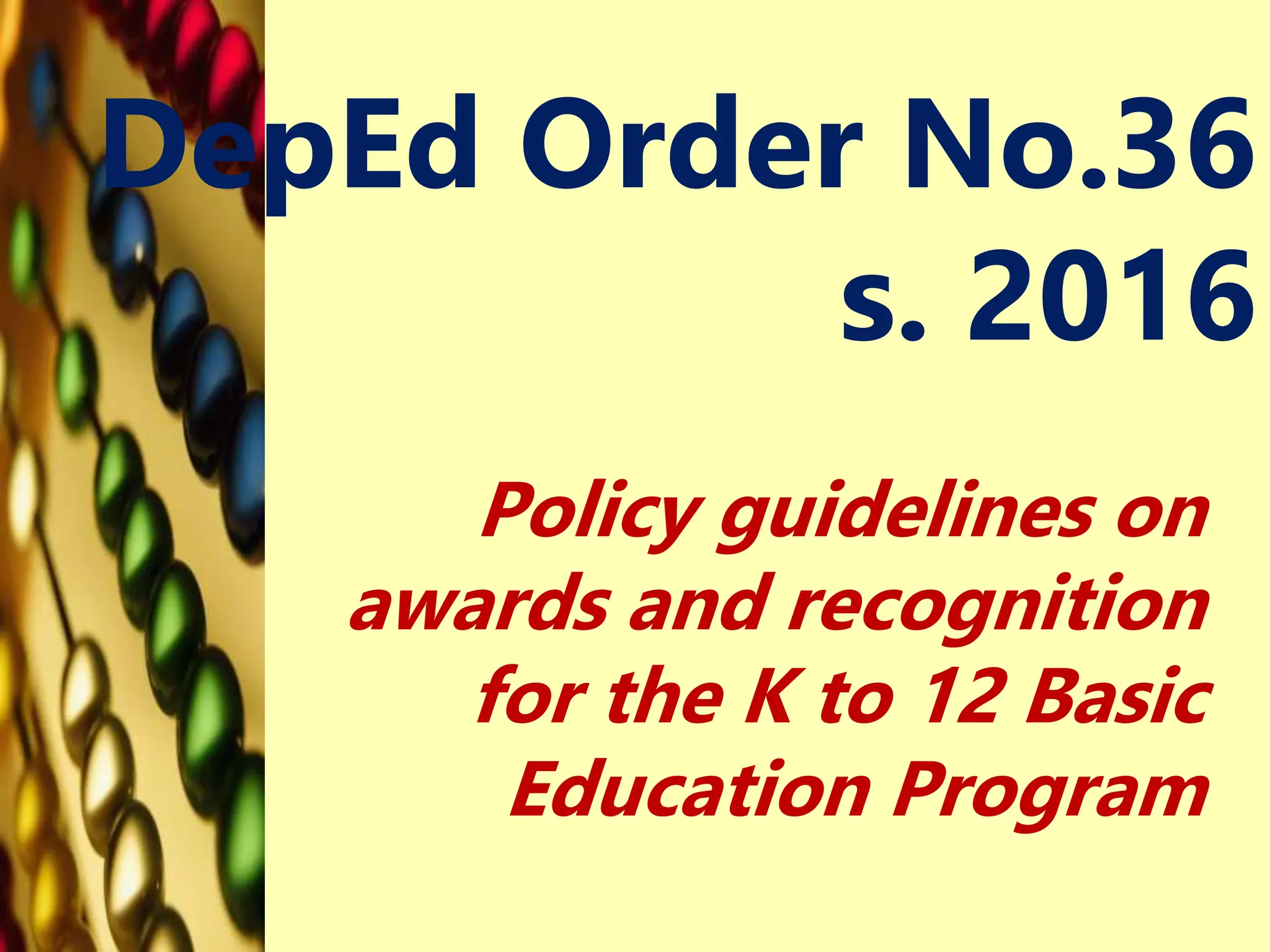 deped-order-no-36-s2016-pptx