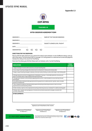 Appendix I.3
UPDATED RPMS MANUAL
230
 