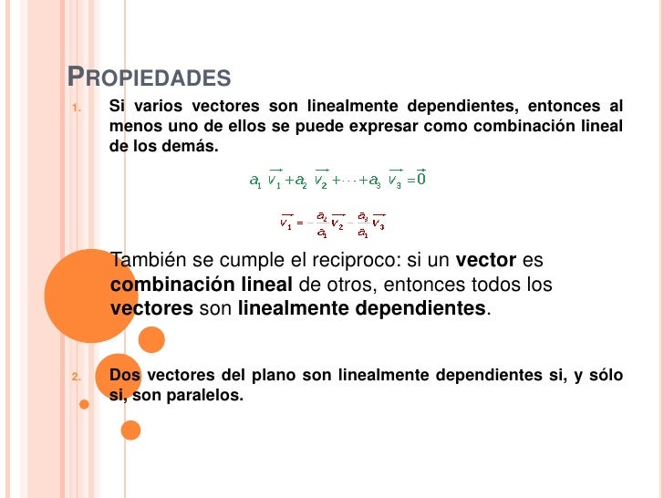 Dependencia lineal