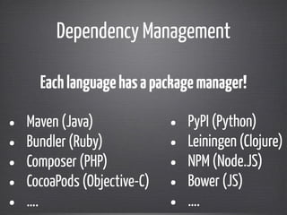 Dependencies and Licenses
