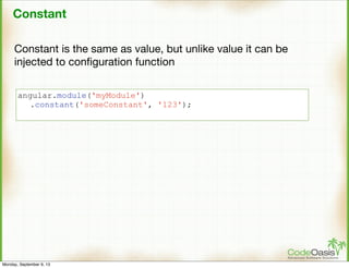 Dependency Injection @ AngularJS | PPT