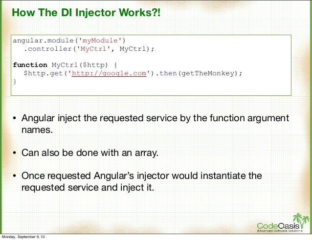 Dependency Injection @ AngularJS