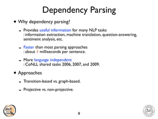 CS571: Dependency Parsing | PDF