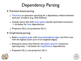 CS571: Dependency Parsing | PDF
