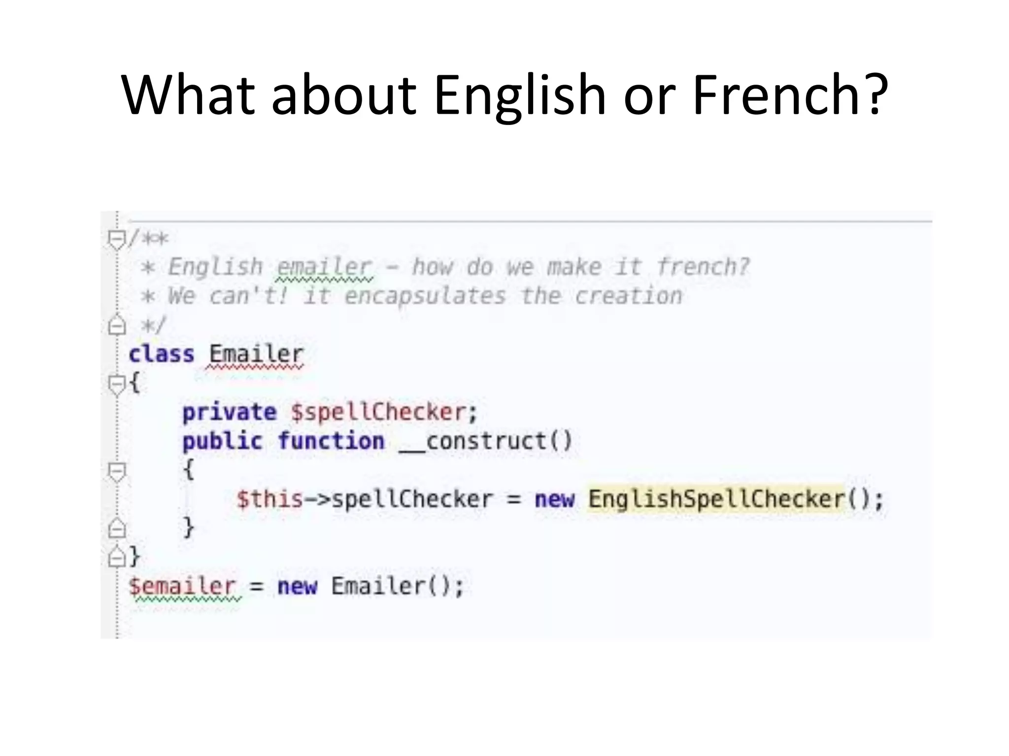 What about English or French?
 