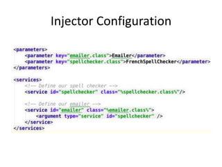 Injector Configuration
 
