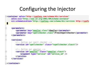 Configuring the Injector
 