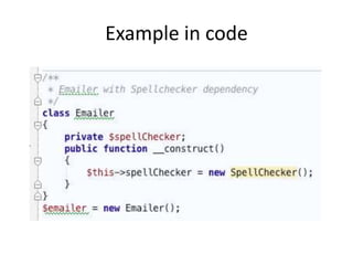 Example in code
 