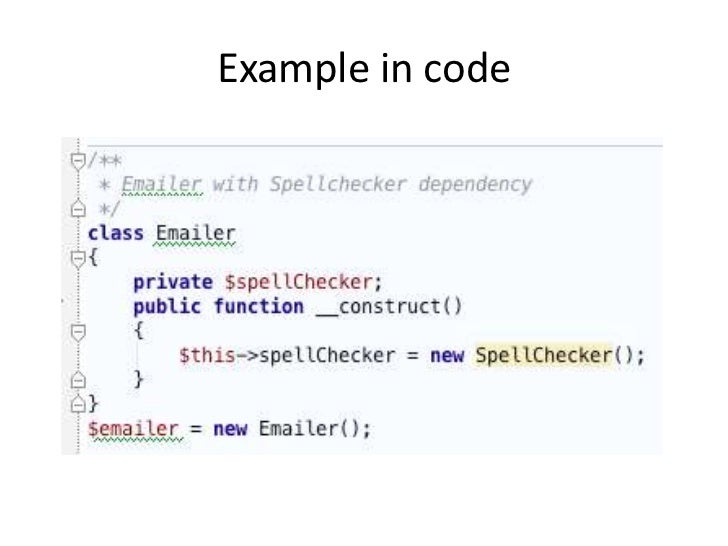 Dependency injection with Symfony 2