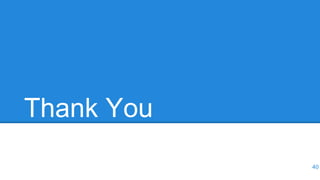 Thank You
40
 