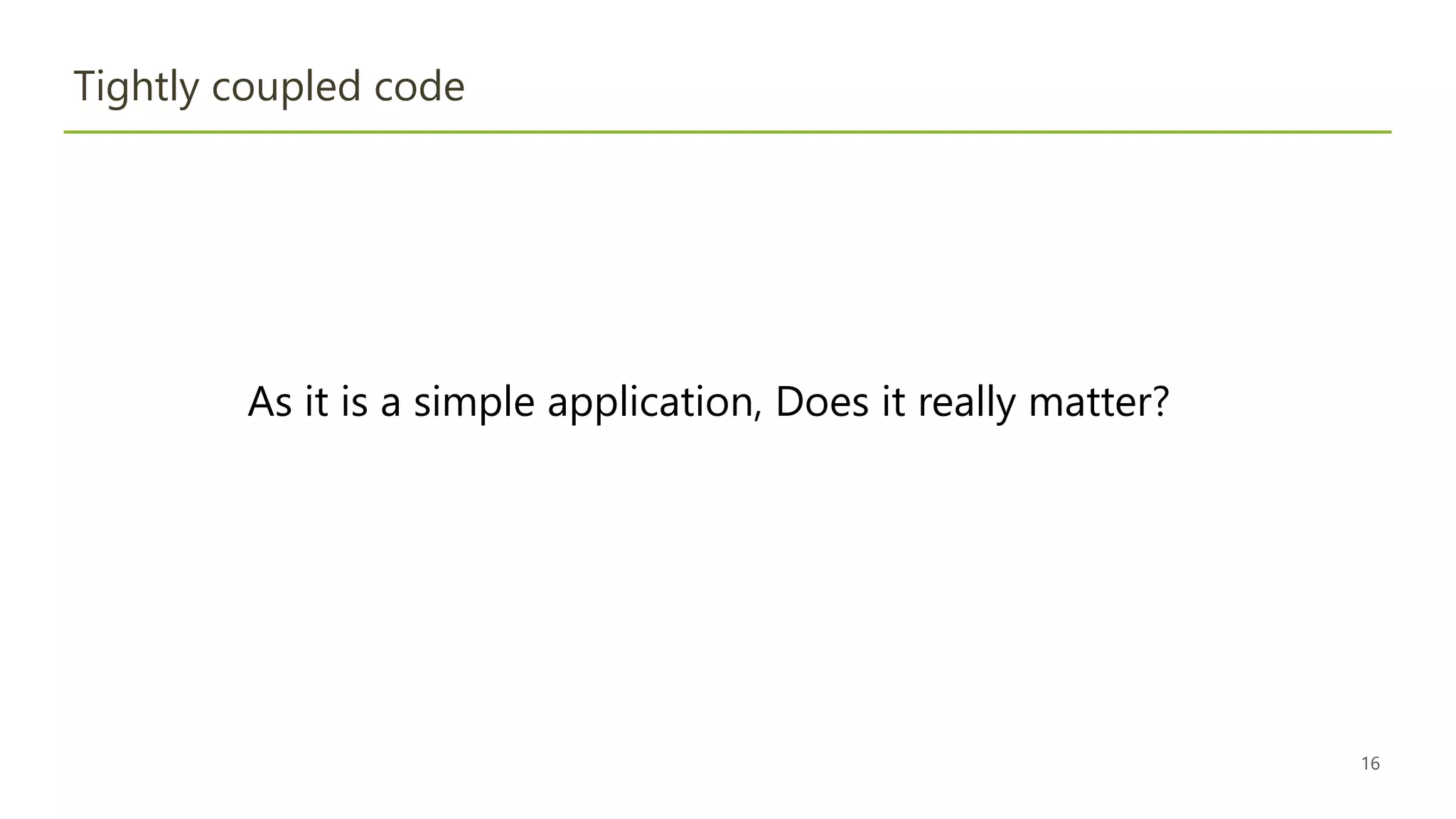 Dependency injection presentation | PPT