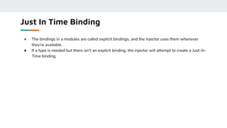Dependency injection using Google guice | PPTX
