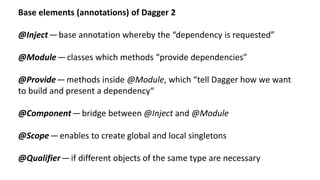 Dependency injection with dagger 2 | PDF