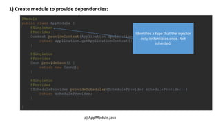 Dependency injection with dagger 2 | PDF