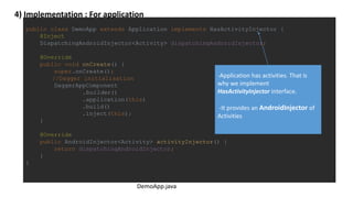Dependency injection with dagger 2 | PDF
