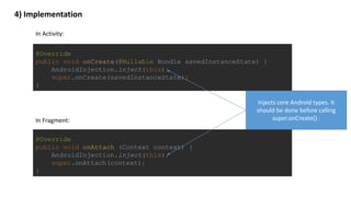 Dependency injection with dagger 2 | PDF