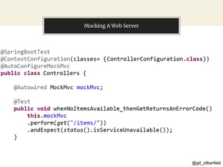 @gil_zilberfeld
Mocking A Web Server
 