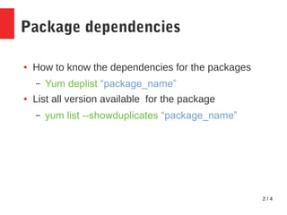 Dependency issues
