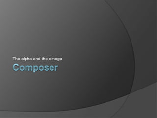 The alpha and the omega

 