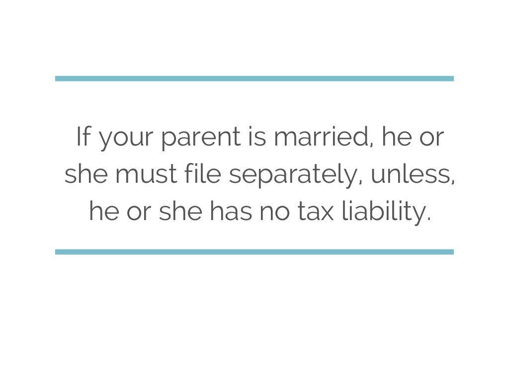 How To Claim Your Parent As A Dependent