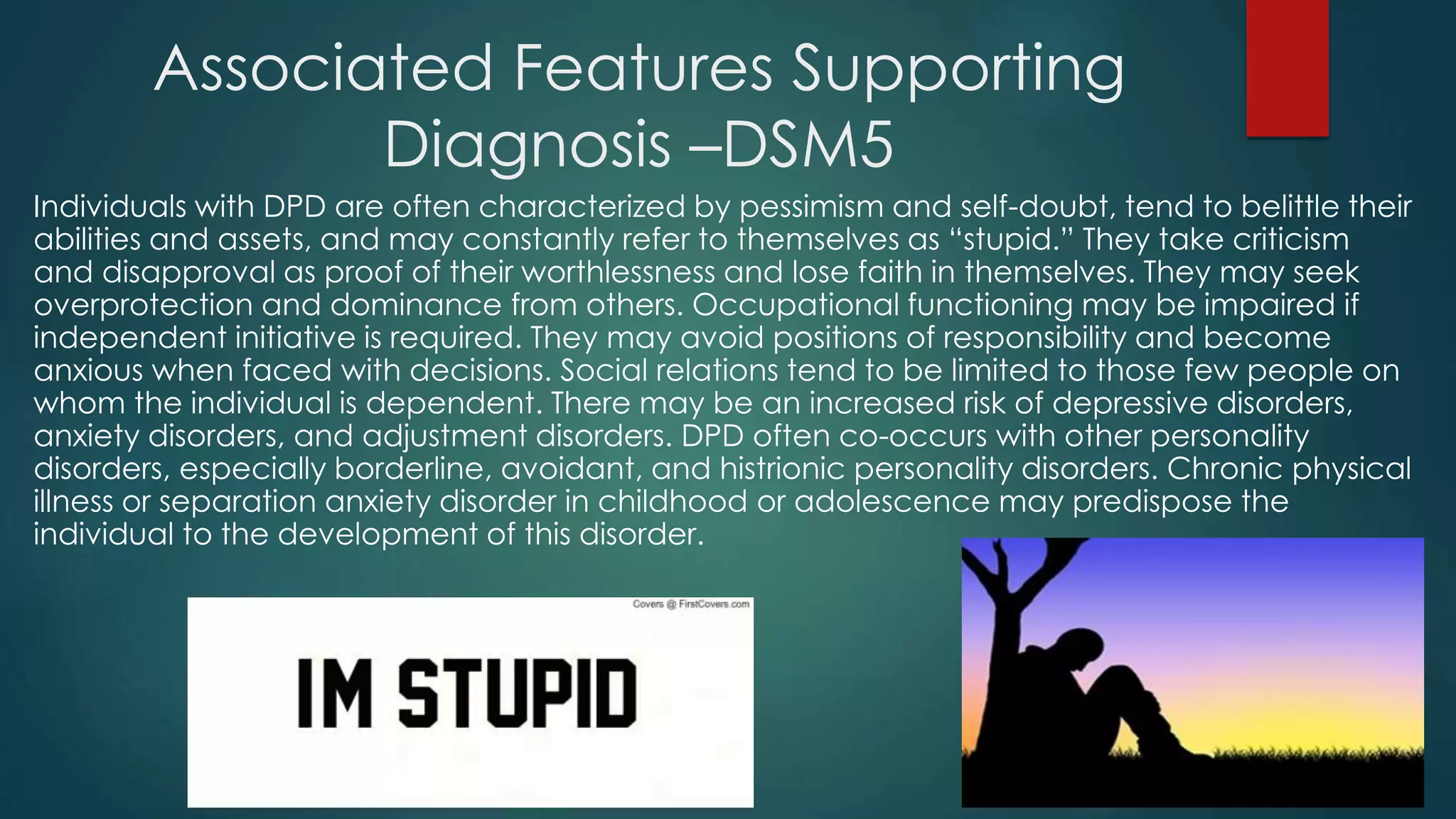 Dependent Personality Disorder -DSM5 | PPTX