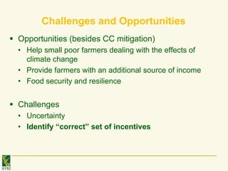 De pinto a cost benefit analyses for mitigation
