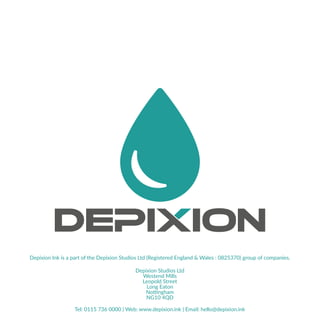 Depixion ink - Print brochure | PDF