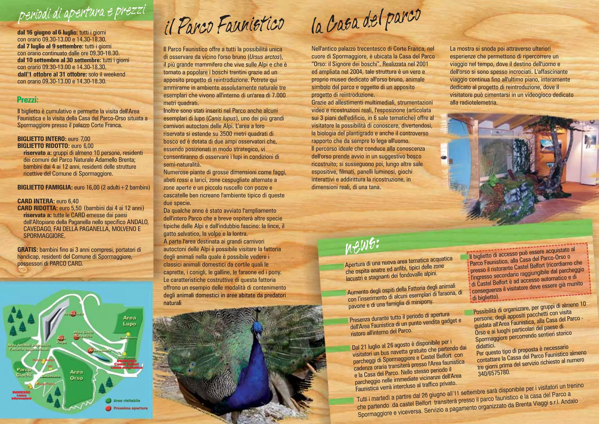 biglietti per belpark- parco faunistico di spormaggiore