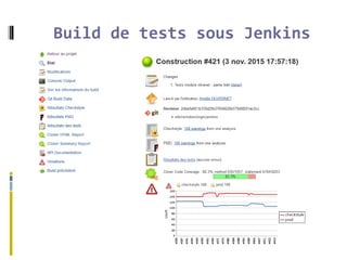 Build de tests sous Jenkins
 