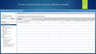 À la fin on peut avoir la machine l’utilisateur autorisé
36
 