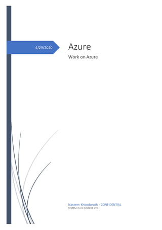 Azure File Share and File Sync guide (Beginners Edition) | DOCX