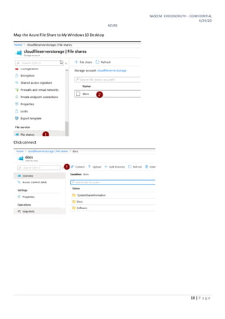 Azure File Share and File Sync guide (Beginners Edition) | DOCX