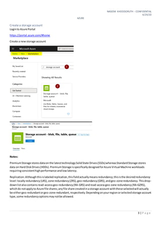 Azure File Share and File Sync guide (Beginners Edition) | DOCX
