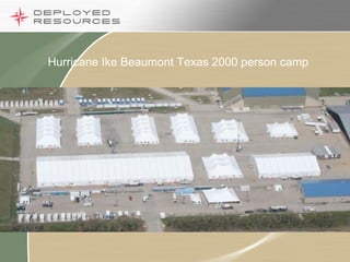 Hurricane Ike Beaumont Texas 2000 person camp 