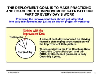 How to Deploy the Improvement Kata v7.0 | PDF