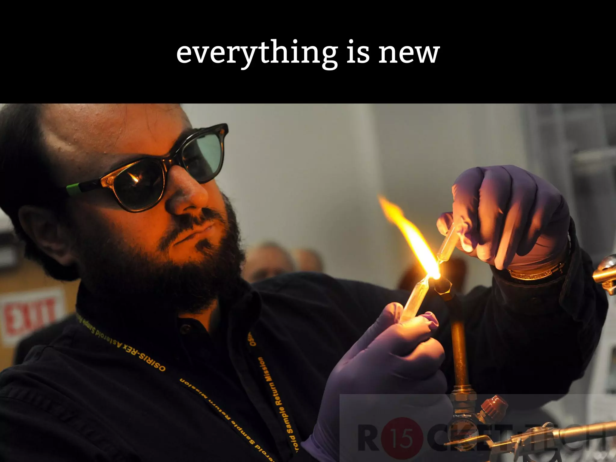 everything is new
 